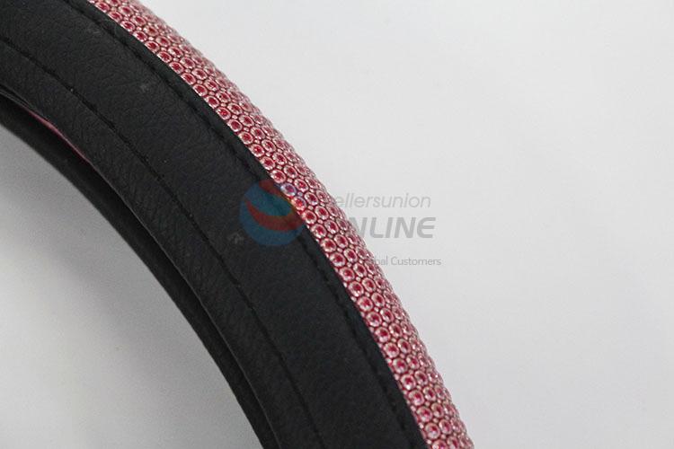 Recent Design Leather Hand Sewing Steering Wheel Cover Car