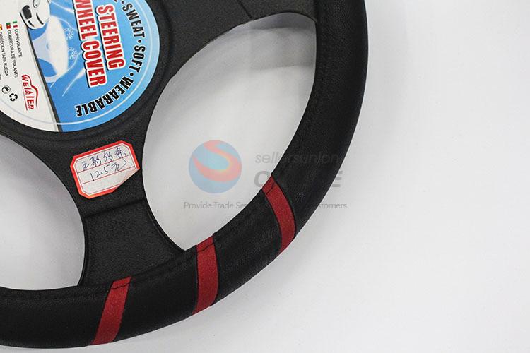 Factory Promotional Leather Car Steering Wheel Cover