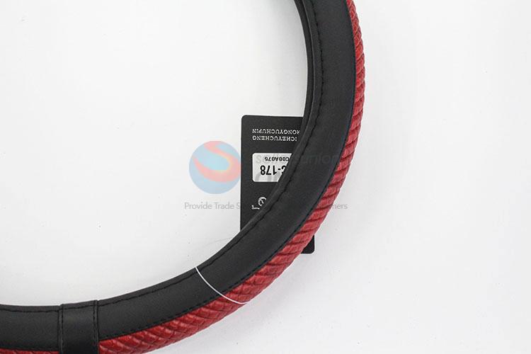 Cheap Price Resistant Leather Car Steering Wheel Cover