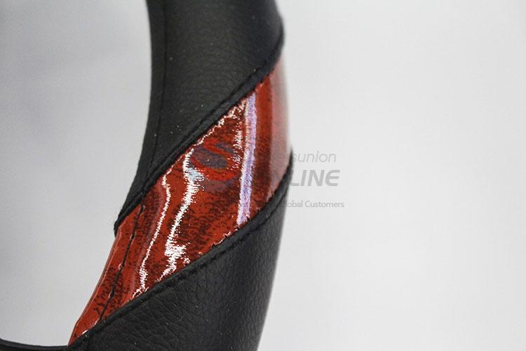 Unique Design Leather Soft Car Steering Wheel Cover