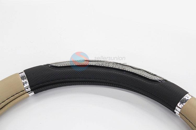 Popular Wholesale Leather Automobiles Car Steering Wheel Cover