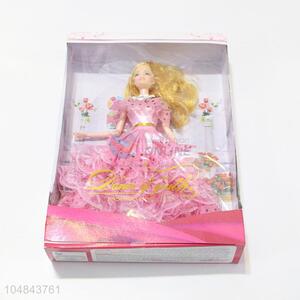 Cheap wholesale kids 11 Cun Wedding Dress Dolls set toy