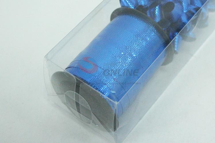 Plastic ribbon decoration,dia:6*h:15cm