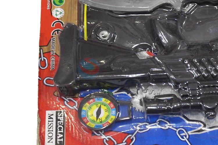 Nice fashion cheap kids gun toys police play set