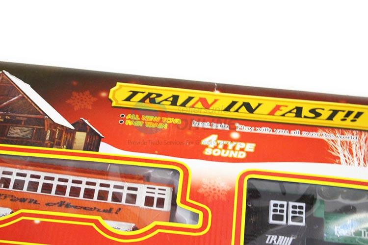 Cheap high quality kids train track toys