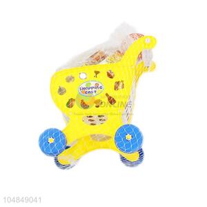 Bottom price kids shopping trolley kitchen set toys