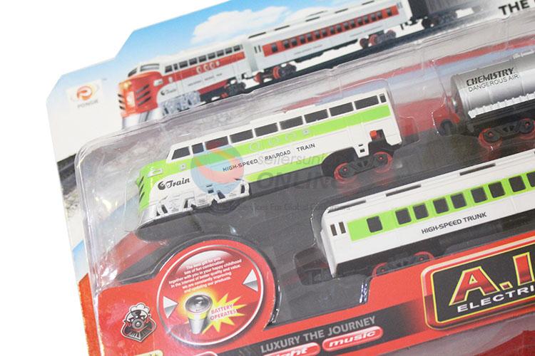 New arrival kids electric train track toy