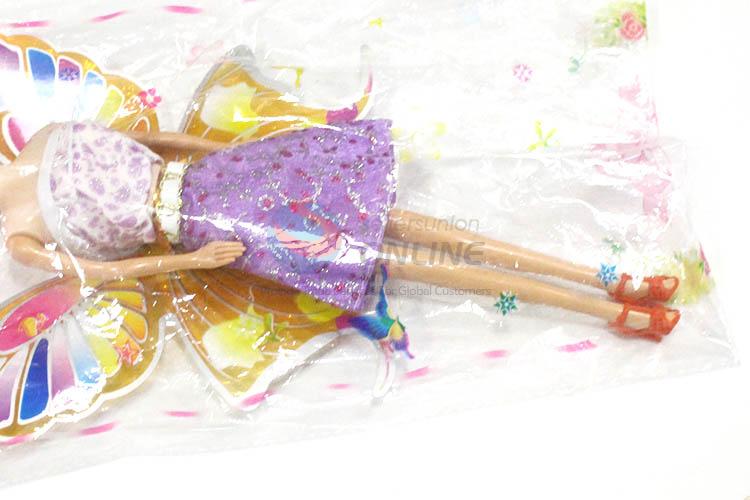 Low price plastic fairy butterfly doll