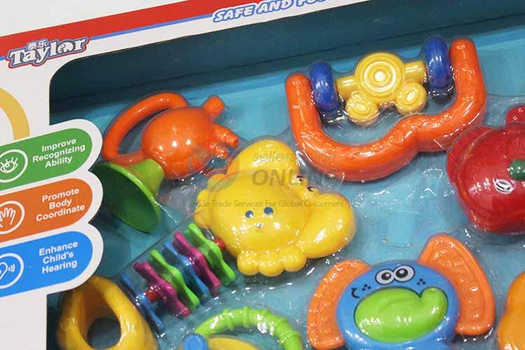 New Useful Cartoon Plastic Fun Baby Rattle Toys