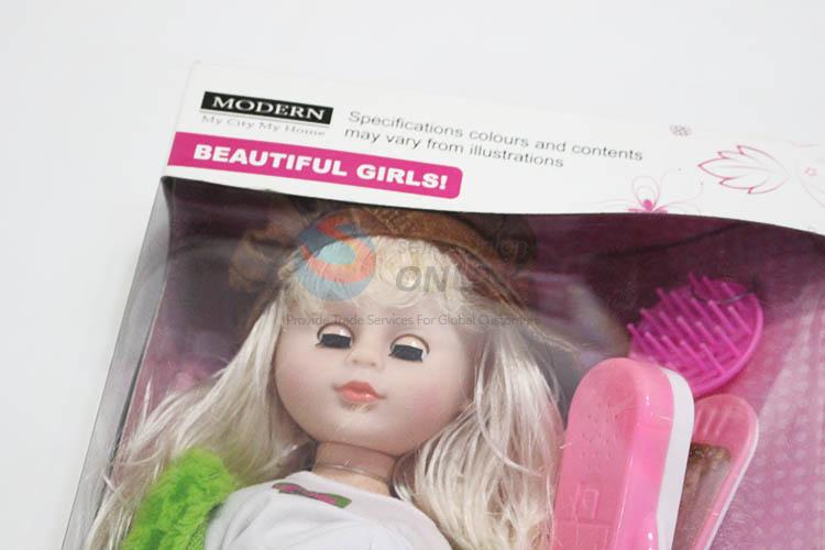 Factory promotional 14 inches doll girls toy