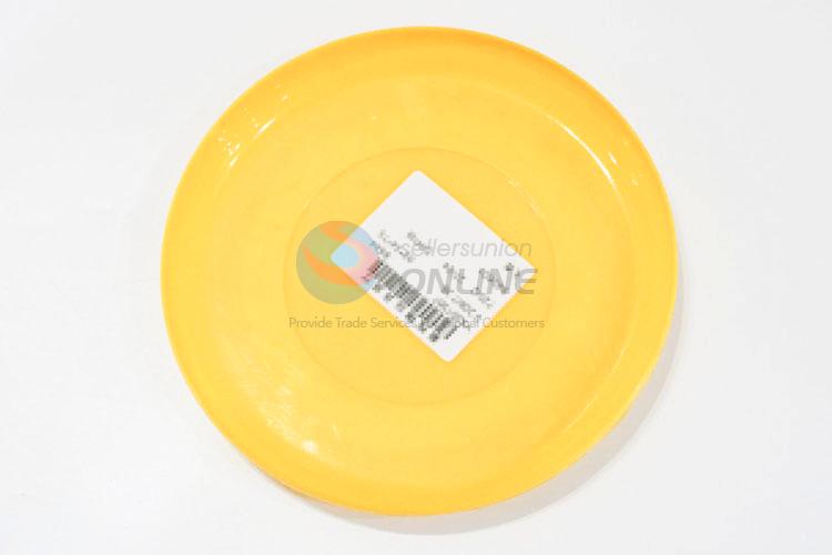 New and Hot Cute Yellow Color Plastic Flying Disc for Children