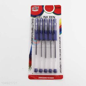 5PCS Blue Gel Ink Pen for Wholesale