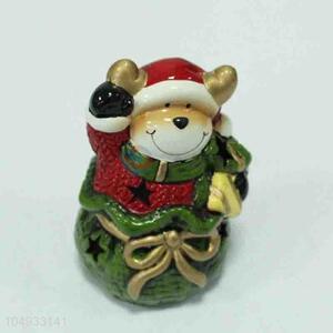 High Quality Christmas Porcelain Crafts with Light for Sale