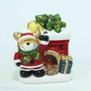 Best Selling Christmas Porcelain Crafts with Light for Sale