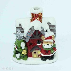 Promotional Wholesale Christmas Porcelain Crafts with Light for Sale