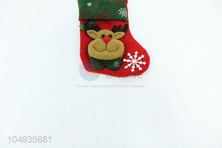 Most popular lovely cartoon hanging sock for christmas