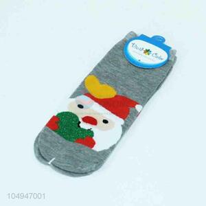 Lovely Santa Claus Pattern Sock for Sale