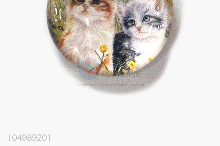 Resonable price round epoxy resin fridge/refrigerator magnet