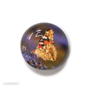 Factory wholesale round epoxy fridge magnet for decoration