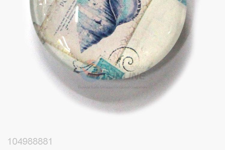 Competitive price round epoxy resin fridge/refrigerator magnet