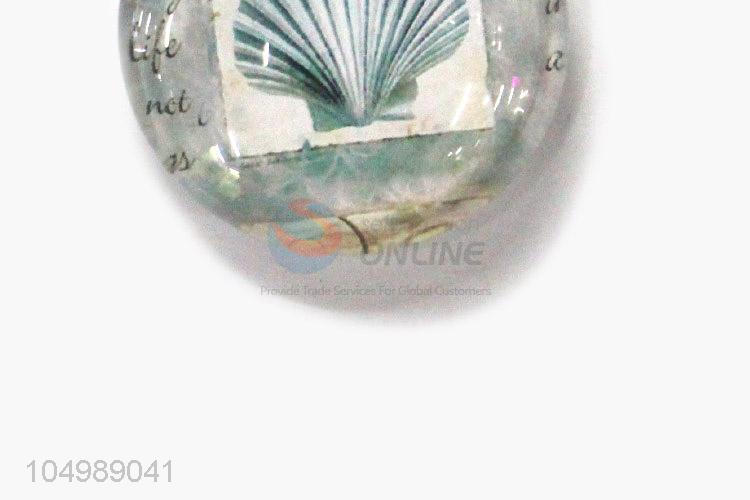 Factory customized round epoxy resin fridge/refrigerator magnet