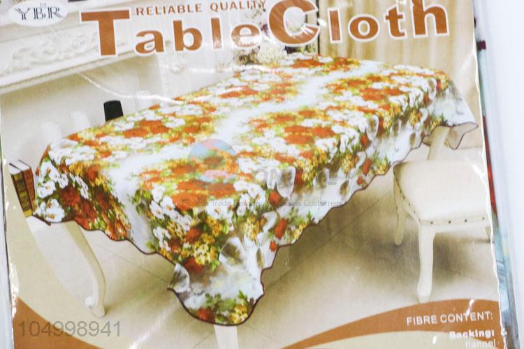 Best High Sales New Hot Elegant Pvc Floral Tablecloths