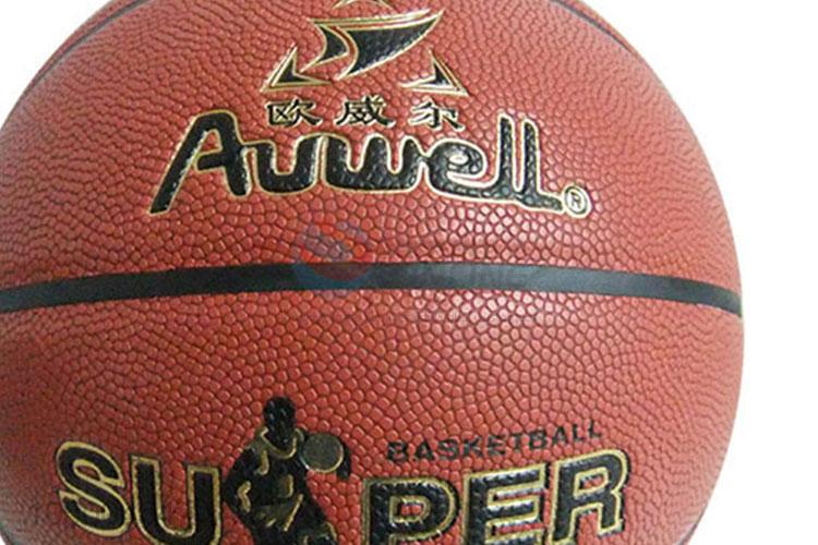 High quality standard size 7 pu basketball