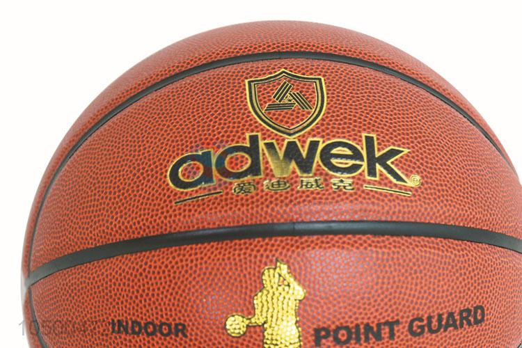 Top manufacturer outdoor size 7 pu basketball