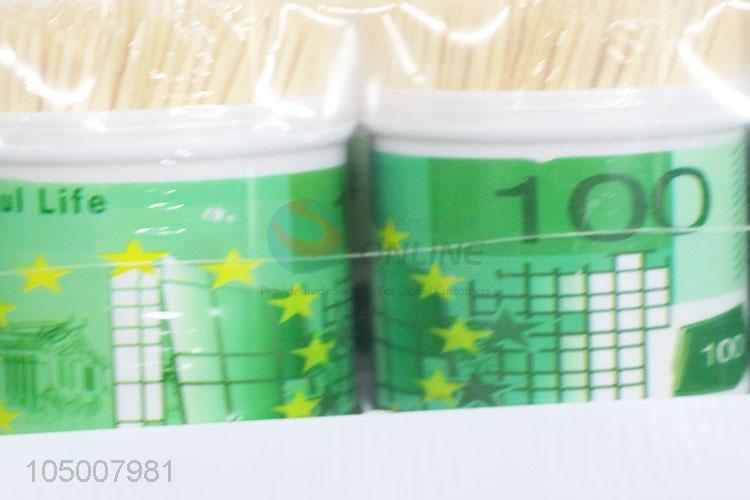 Factory Sales Reusable Popular 10 Boxes Bamboo Toothpicks