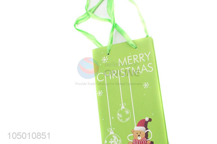 Factory wholesale Chirstmas style wine bottle gift bag