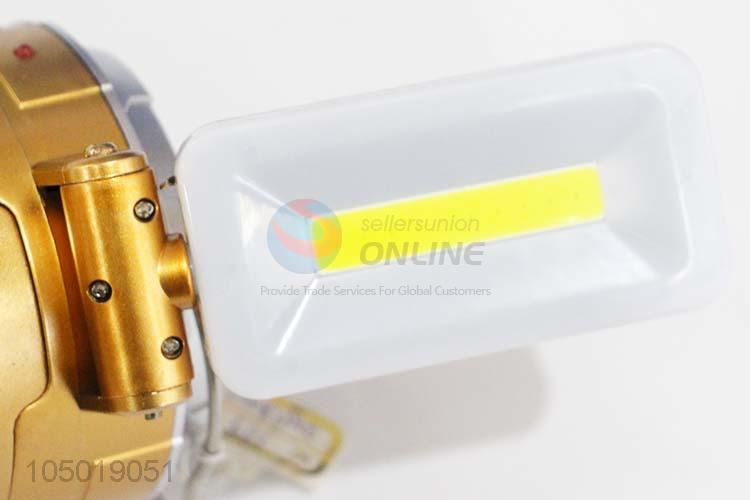 High Quality Golden Color Camping Light with Solar Power Charge,USB Charge, Charging Line Charge