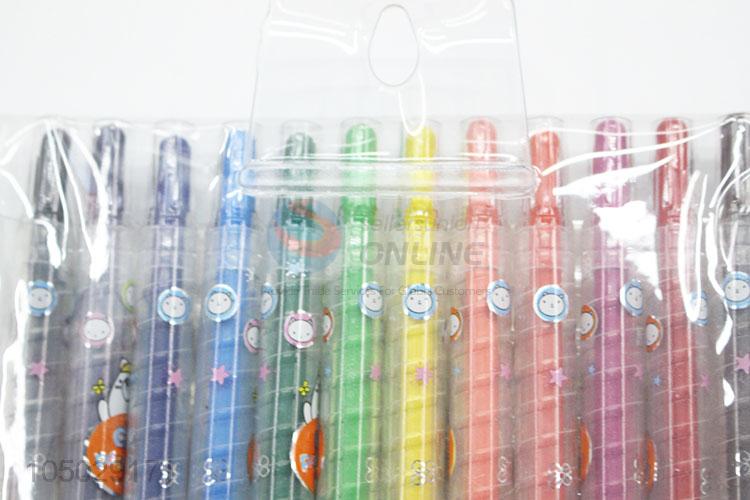 Popular Top Quality 12 Colors Crayon for Kids Drawing/Painting