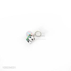 Popular Top Quality Cartoon Cute Panda Shaped Zinc Alloy Key Chain Portable Key Ring