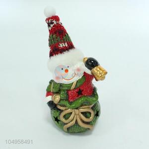 Hot Sales Christmas Style Ceramic Crafts with Light