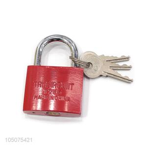 High quality promotional paint baking padlock with keys