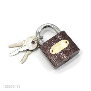 Factory sales cheap powder coating padlock with keys