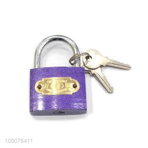 Good quality top sale colored padlock with keys