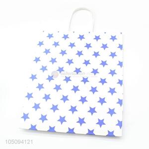 New Advertising Simple Star Pattern  Art Paper Package Gift Bag / Gift Shopping Bag