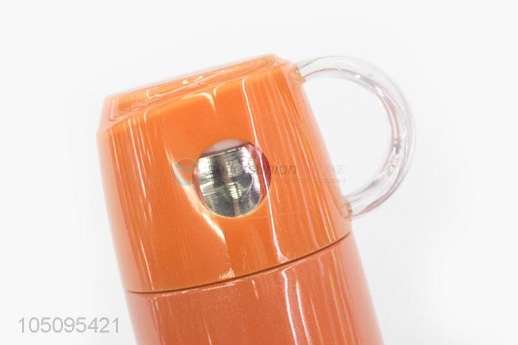 Wholesale Cheap Stainless Steel Orange Travel Mug  350ml Thermos Tea Cup