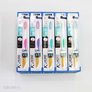 Popular design plastic adult toothbrush for home use