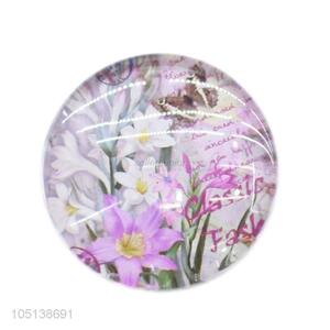 Super quality 3d dome glass crystal fridge magnet