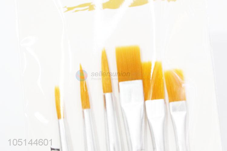 New Arrival Wholesale 6 Pcs/Set Student Gifts Acrylic Drawing Brushes Art Supplies