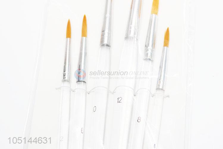 Latest Arrival 6 Pcs/Set Paint Brush Set for School Student