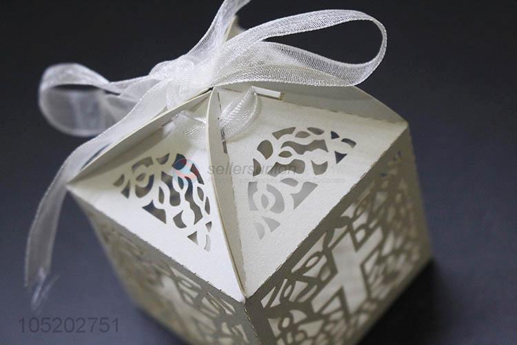 Manufacturer custom laser cut guest candy wedding boxes