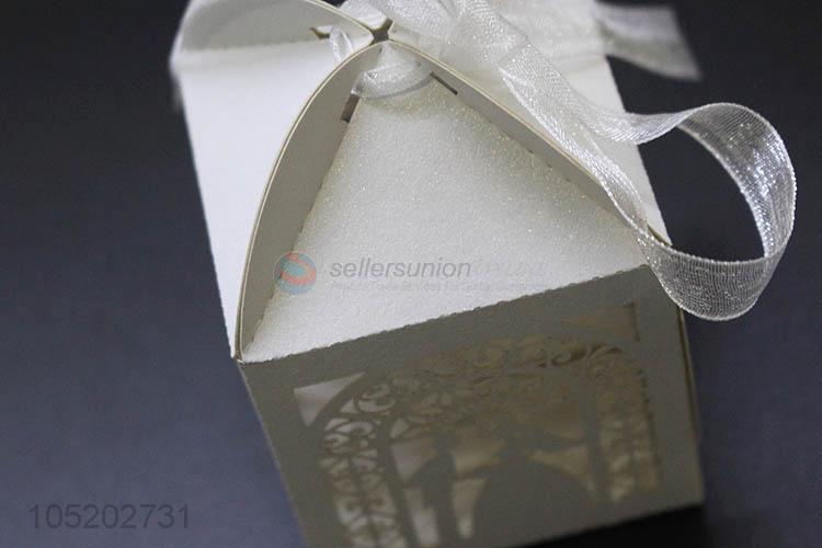 High quality laser cut packing chocolate paper gift candy boxes