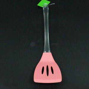 Ready sale silicone slotted shovel with transparent handle