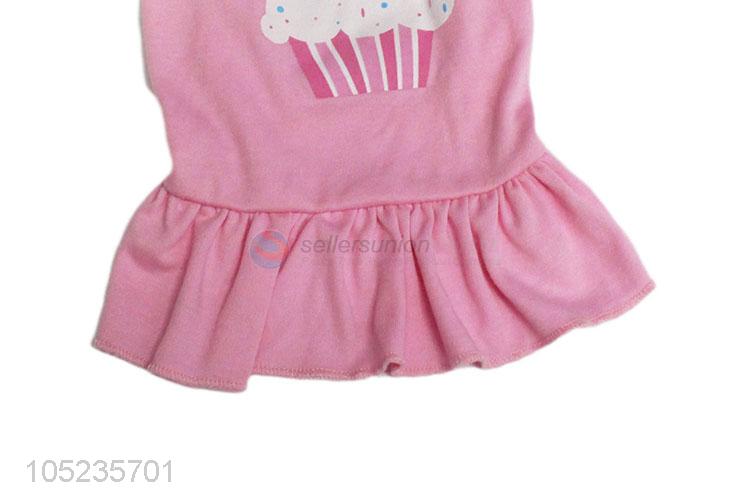 Wholesale Top Quality Cute Pink Dog Cat Clothes Dress Pet Costumes
