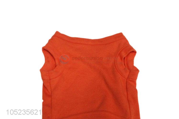 Recent Design Summer Style Orange Pet Clothes
