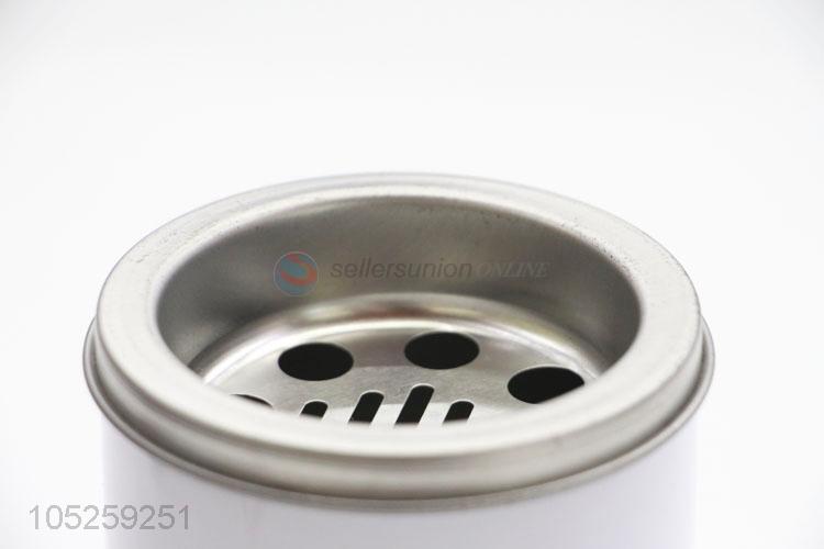 Good Factory Price Eco-friendly Round Portable Tin Ashtray