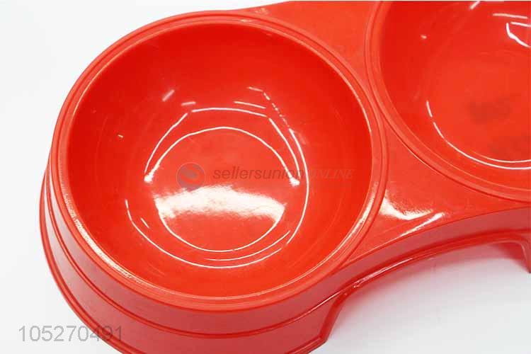 Wholesale Environmental Protection Non-Toxic Dog Food Double Bowl